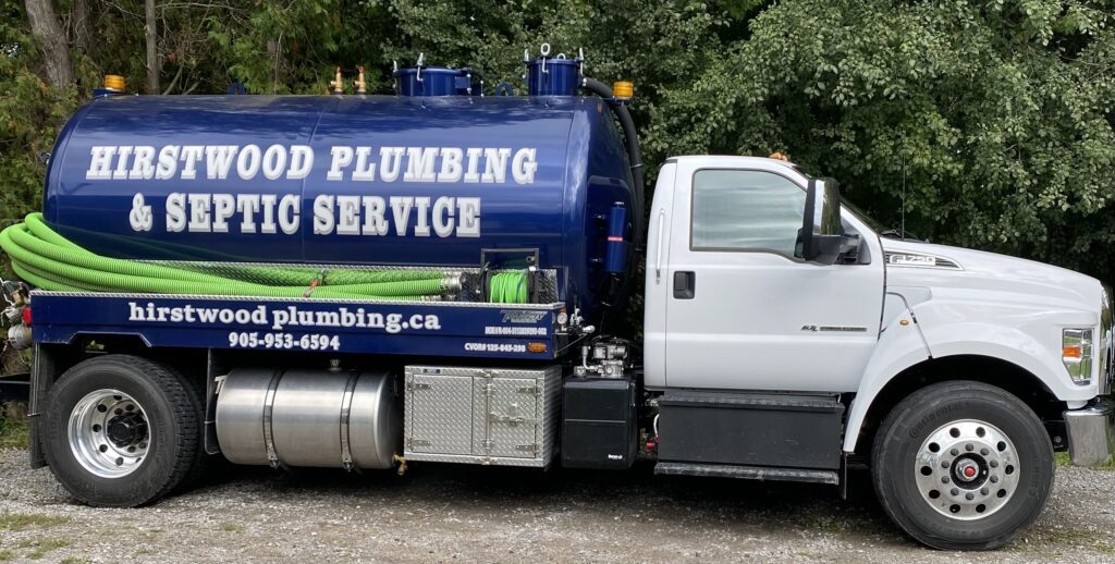 Hirstwood Plumbing and Septic Services Truck Keswick, Georgina